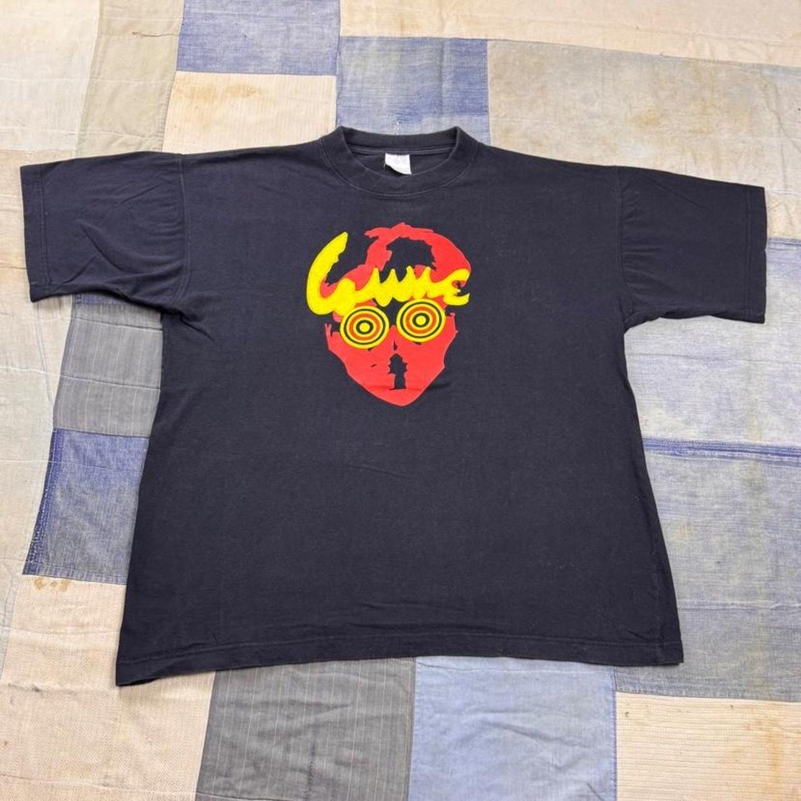 1990s The Cure Hypnotic Face band Tee | Large