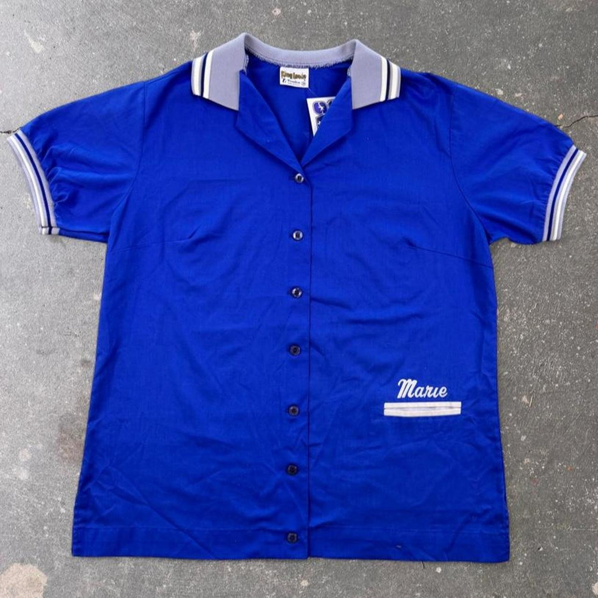 1970s King Louie The Contenders Bowling Shirt | Size 38