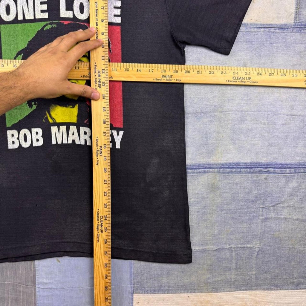 1990s Bob Marley One Love Double-Sided Graphic Tee | Medium