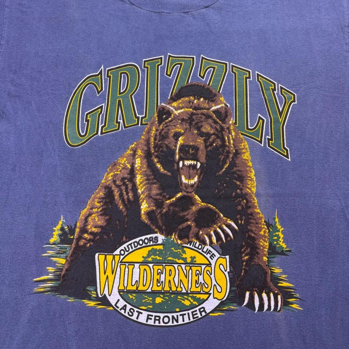 1990s Grizzly Wilderness Bear Graphic Tee | XL