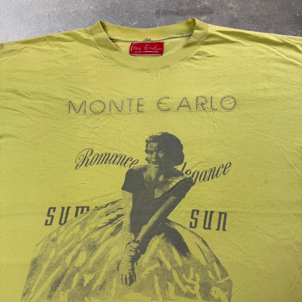 1990s Free Emotion Monte Carlo Romance Graphic Tee | XL