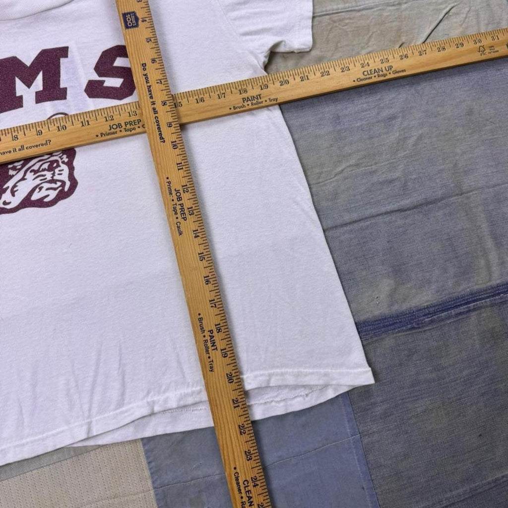 1980s UMS Bulldogs Champion Blue Bar Tee | Medium