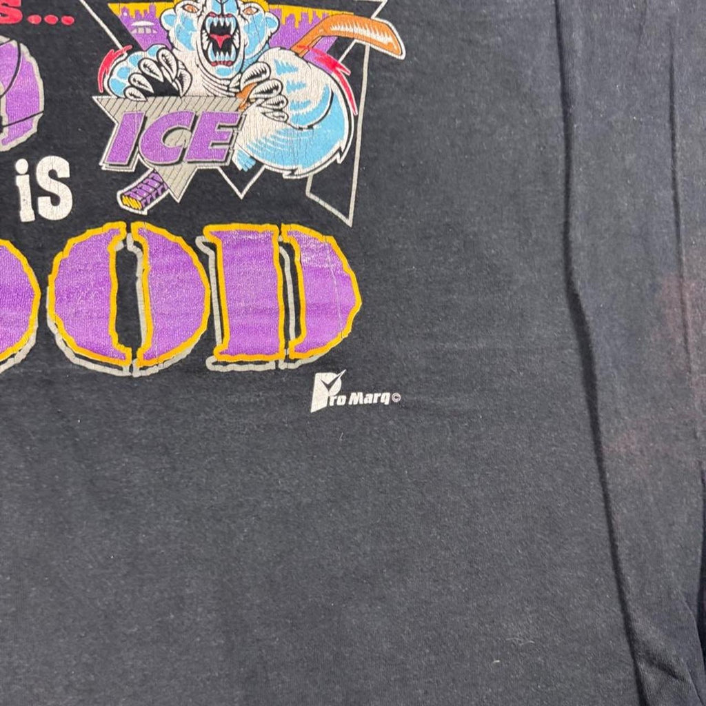 1990s Indianapolis Ice Hockey Long Sleeve Tee | XL