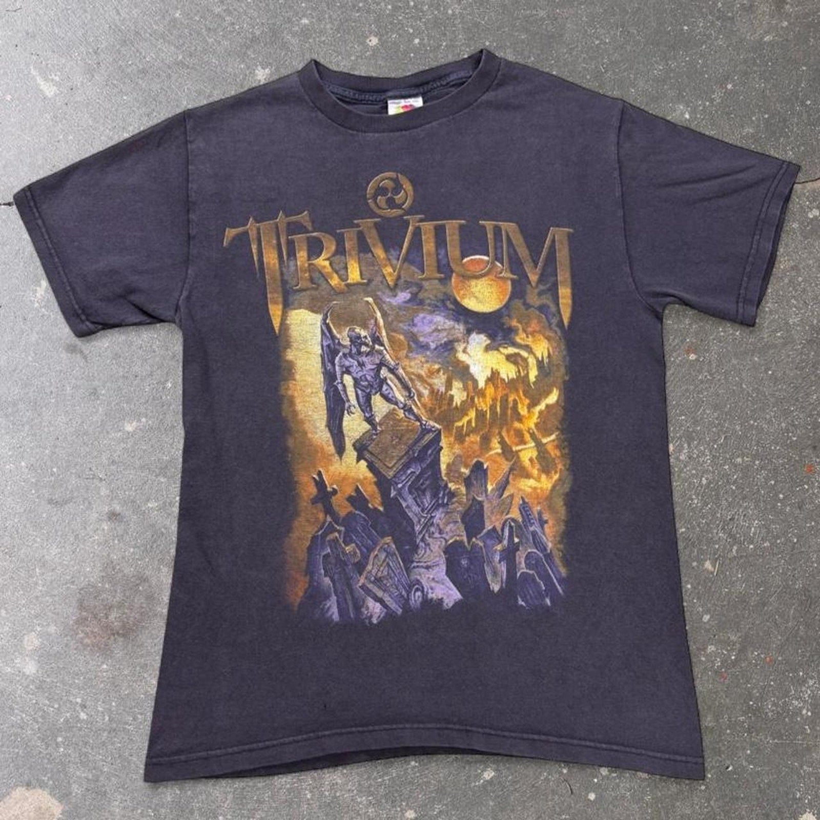 1990s Trivium Ember to Inferno Gargoyle Band Tee | Small