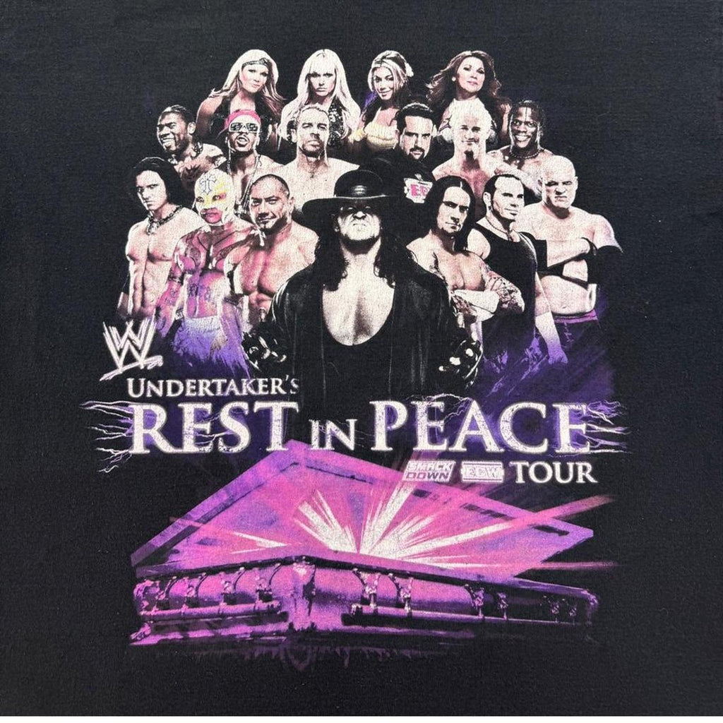 2009 WWE Undertaker Rest in Peace Tour Wrestling Tee | Large