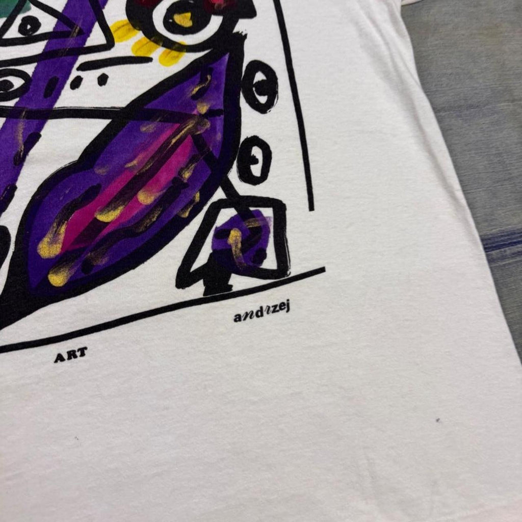 1990s Andrzej “Ecstasy Art” abstract 2 tee | XL