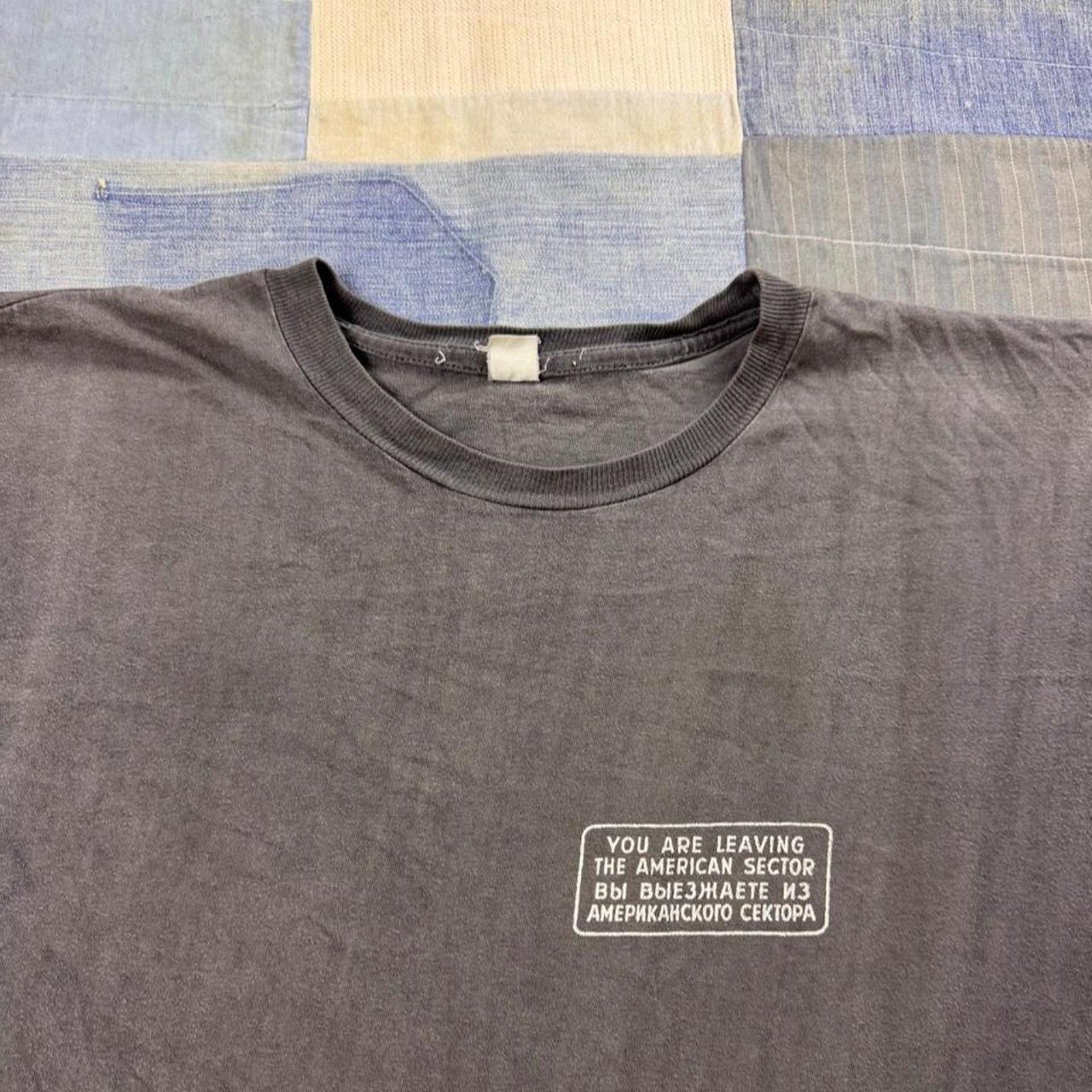 1980s Checkpoint Charlie “You Are Leaving the American Sector” Tee | XL