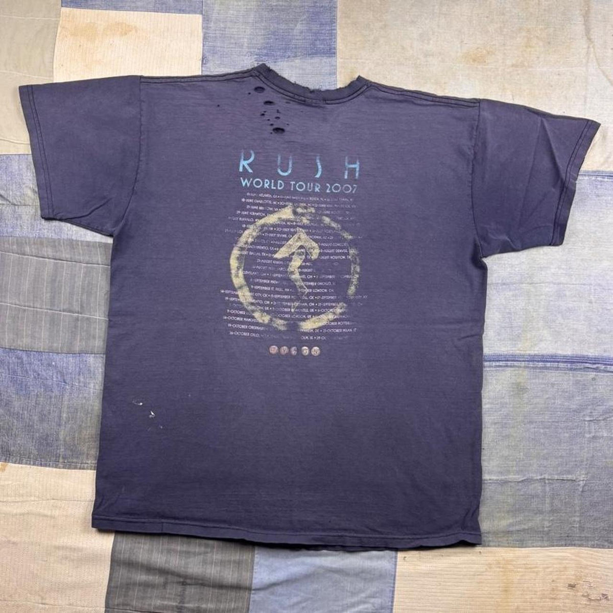 2007 Rush Snakes & Arrows World Tour Double-Sided Band Tee | XL