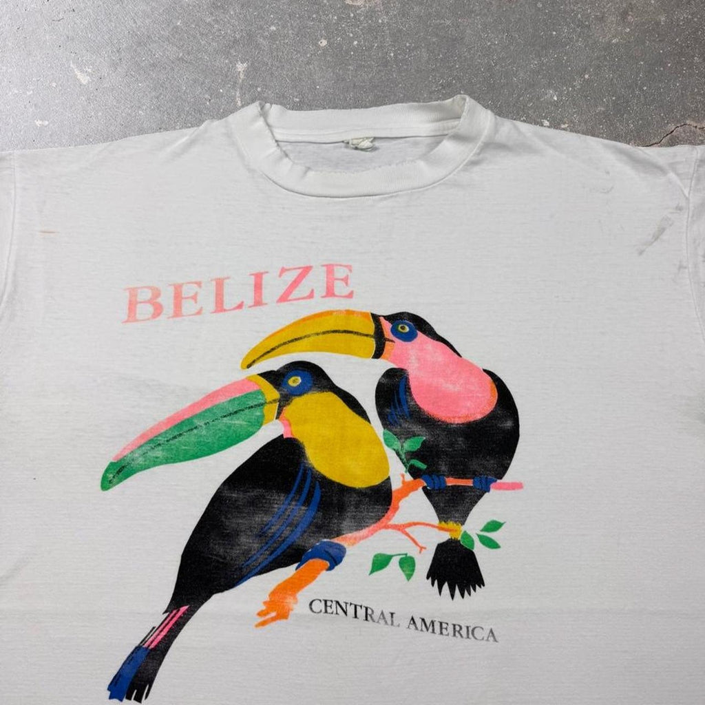 1990s Belize Toucan Tourist Tee | XL