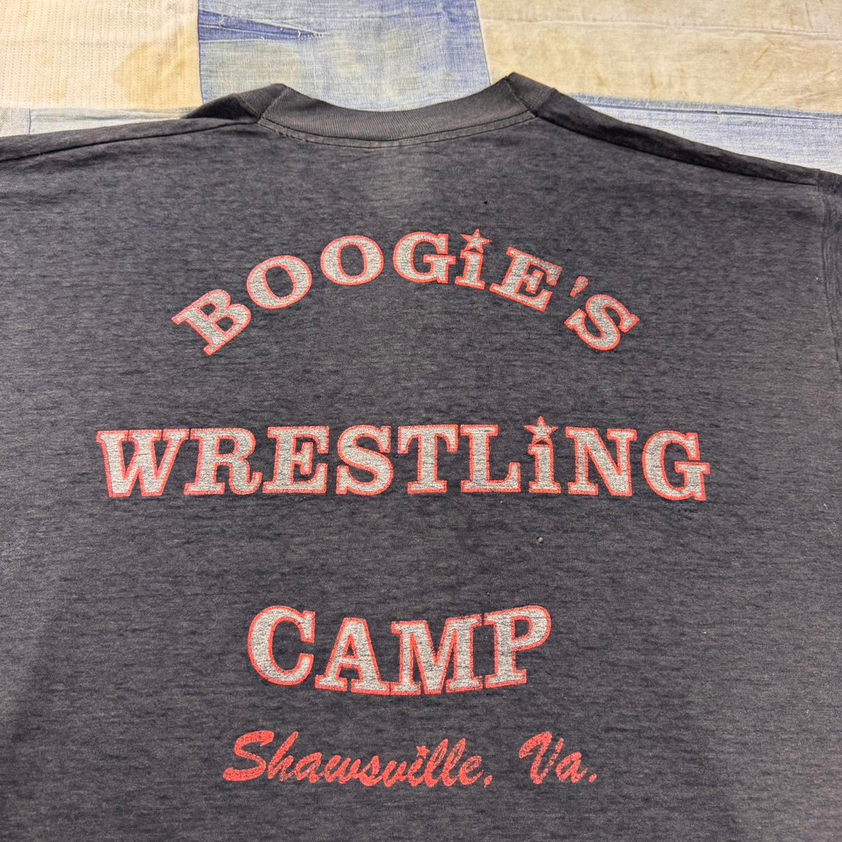 1980s Jimmy Valiant Boogie Woogie Wrestling Camp Tee | XL