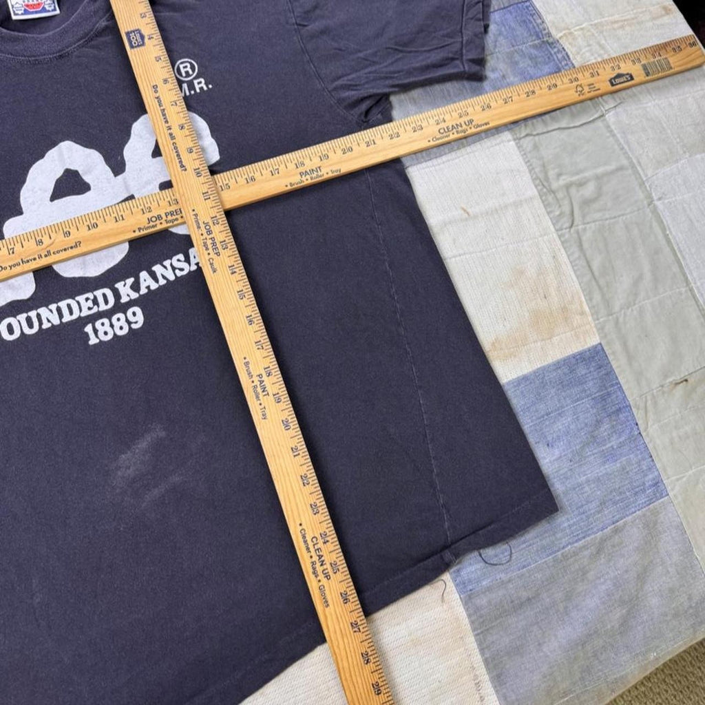 1990s Lee Founded Kansas 1889 Logo Graphic Tee | Large
