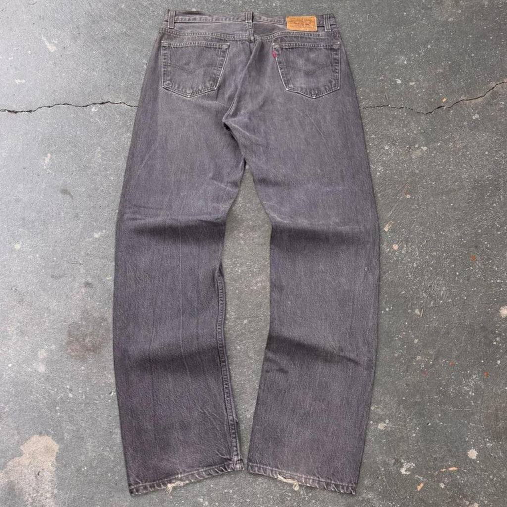 1990s Levi’s 501 Faded Black Button Fly Jeans | 33x32