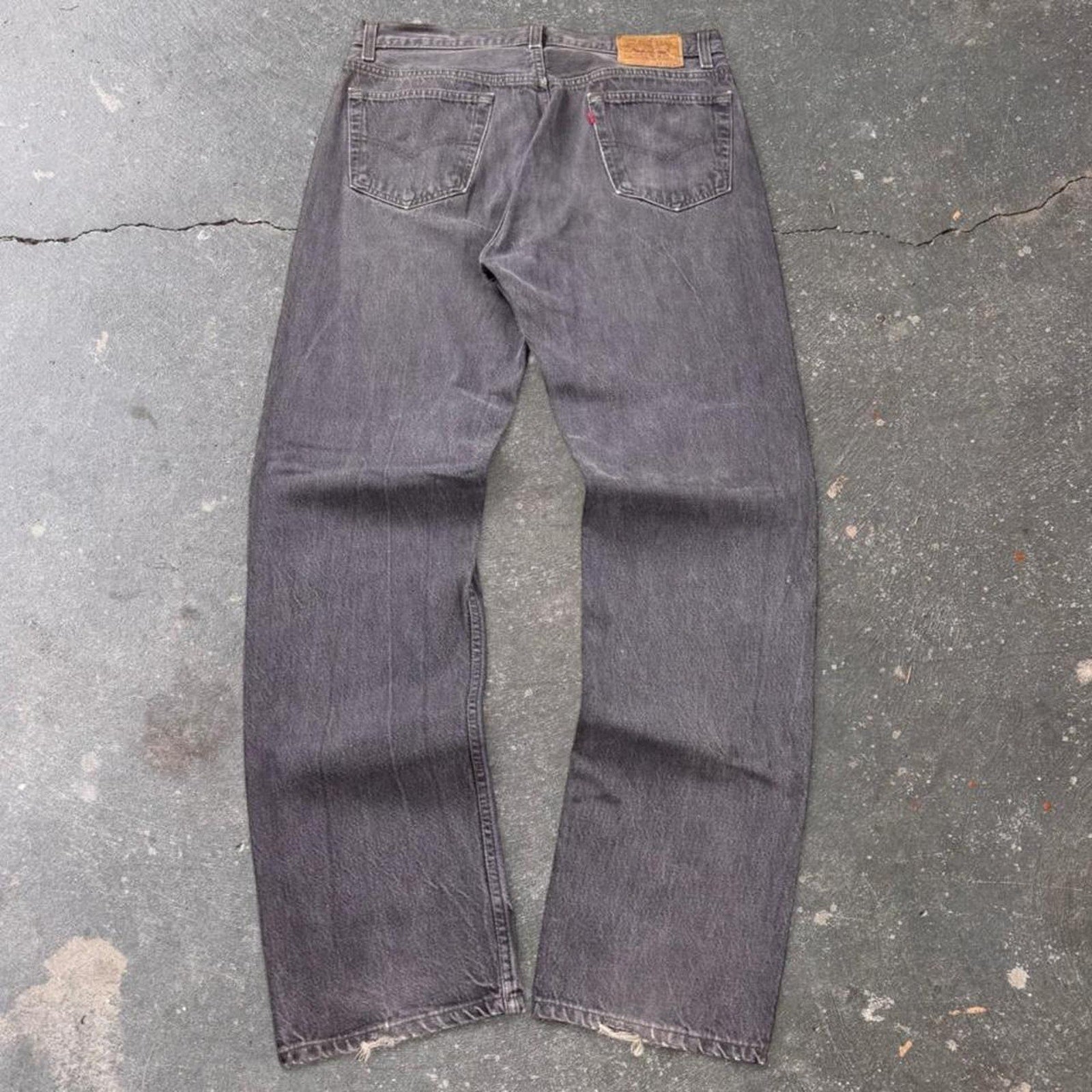 1990s Levi’s 501 Faded Black Button Fly Jeans | 33x32