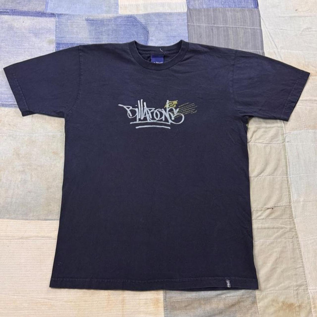 Early 2000s Billabong Graffiti Logo Surf Tee | Medium