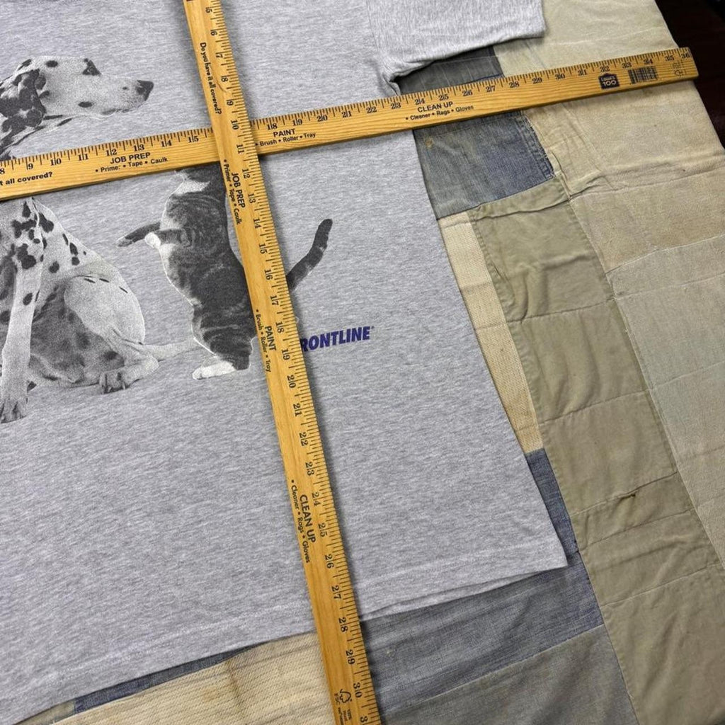 2000s Frontline Dog & Cat Veterinary Promo Graphic Tee | XXL