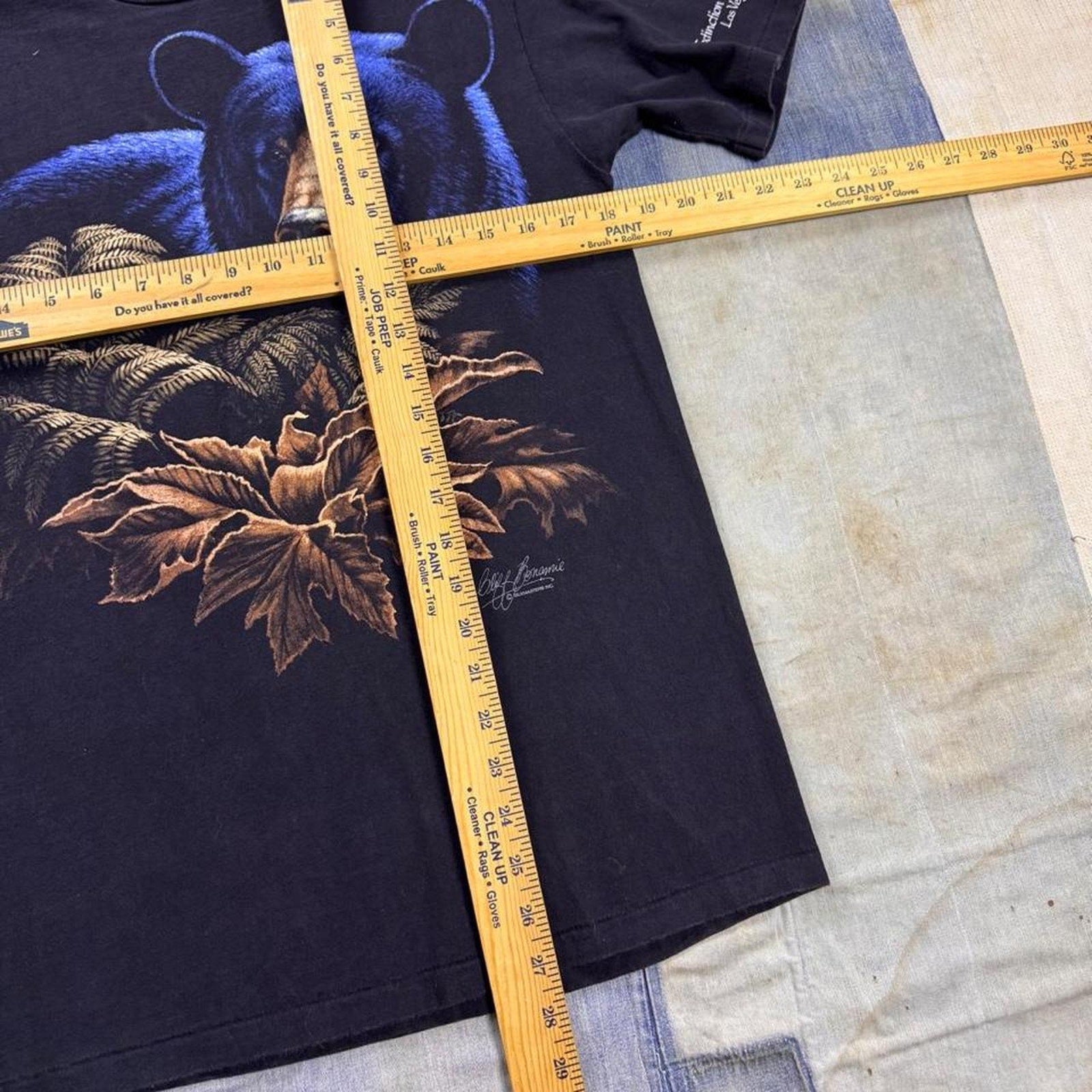 1990s Extinction Is Forever Black Bear Wildlife Tee | Medium