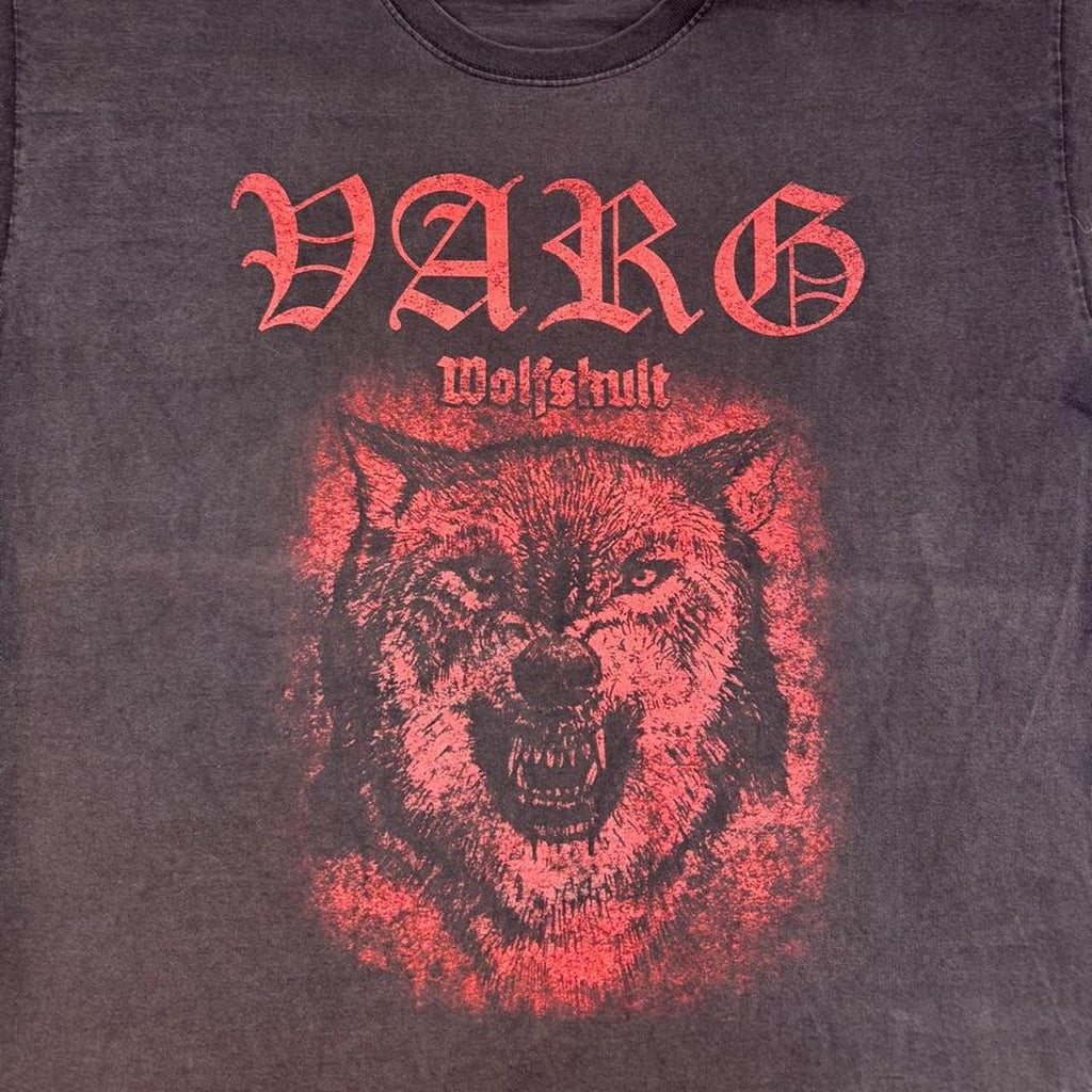 2000s VARG Wolfsblut German Metal Wolf Graphic Band Tee | Extra Large