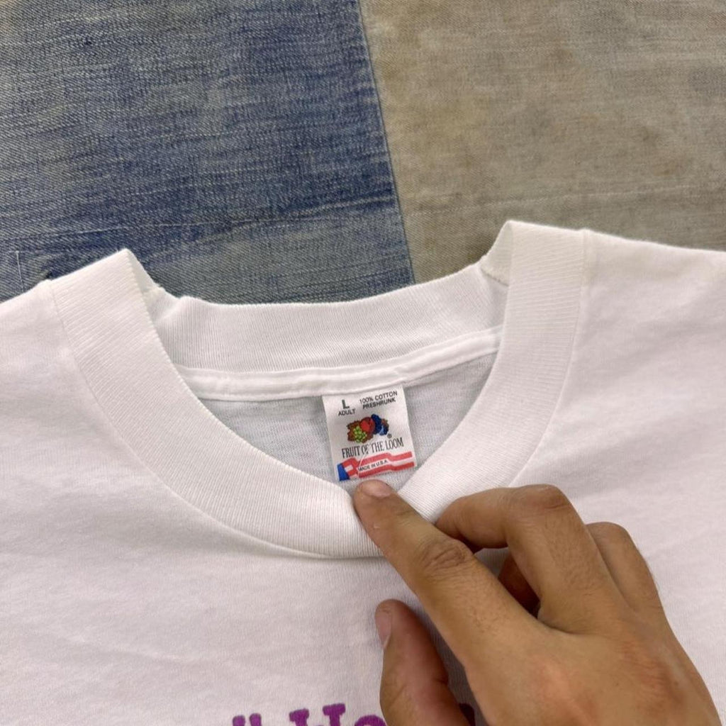 1990s Tropicana Twister We Avoid Temptation Promo Tee | Large