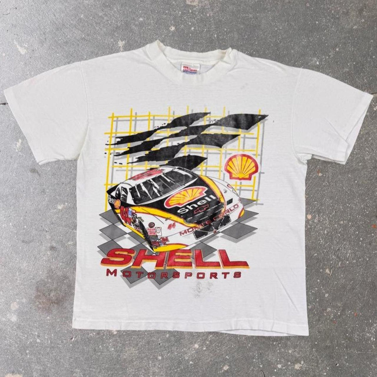 1990s Shell Motorsports NASCAR Racing Graphic Tee | Medium