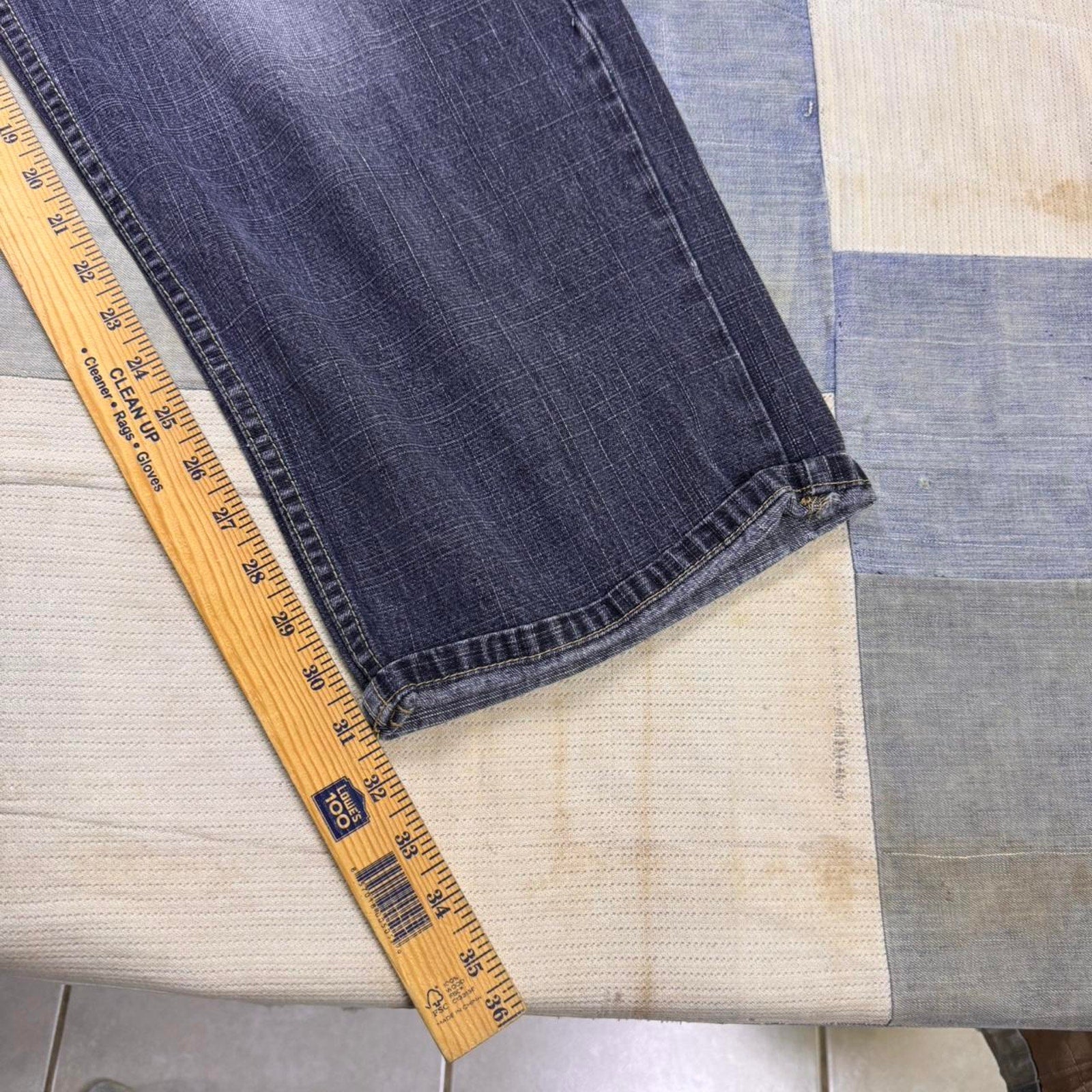 2000s Evolution Dark wash baggy jeans | 34x31