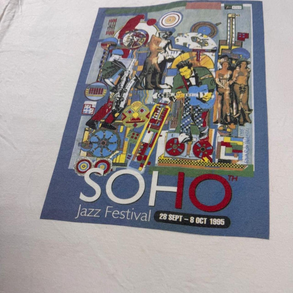 1995 Soho Jazz Festival Michelob Beer Art Graphic Tee | XL