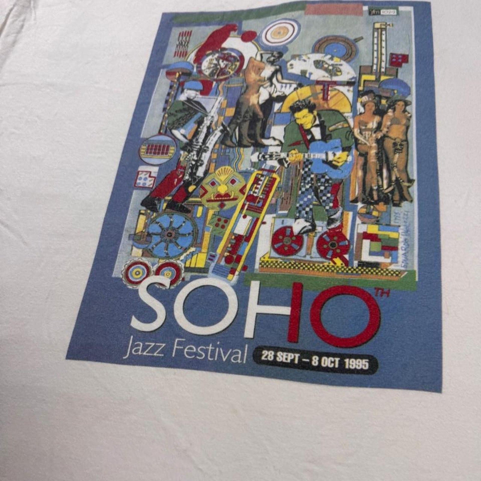 1995 Soho Jazz Festival Michelob Beer Art Graphic Tee | XL