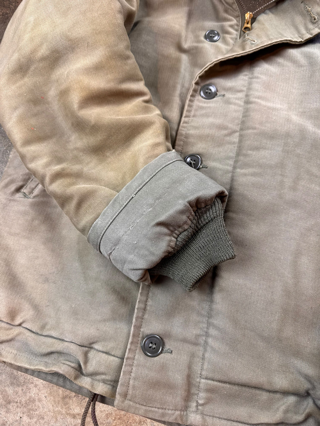 1960s USN N-1 Alpaca Fur Deck Jacket | Large