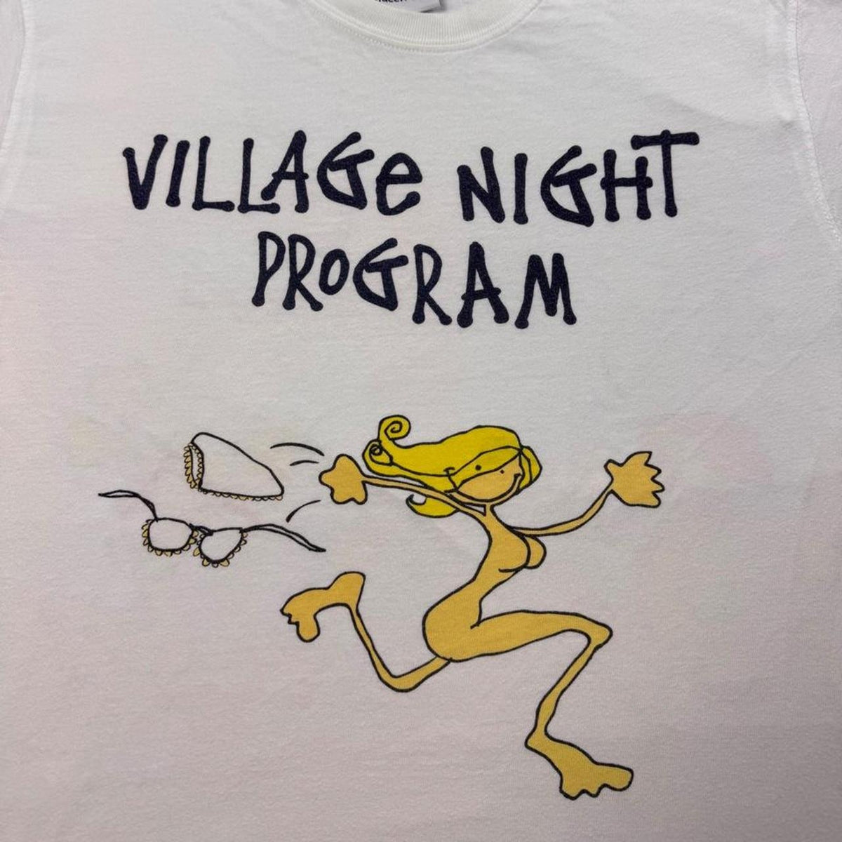 1996 Tea 4 Two Village Night Program Double-Sided Art Tee | Medium
