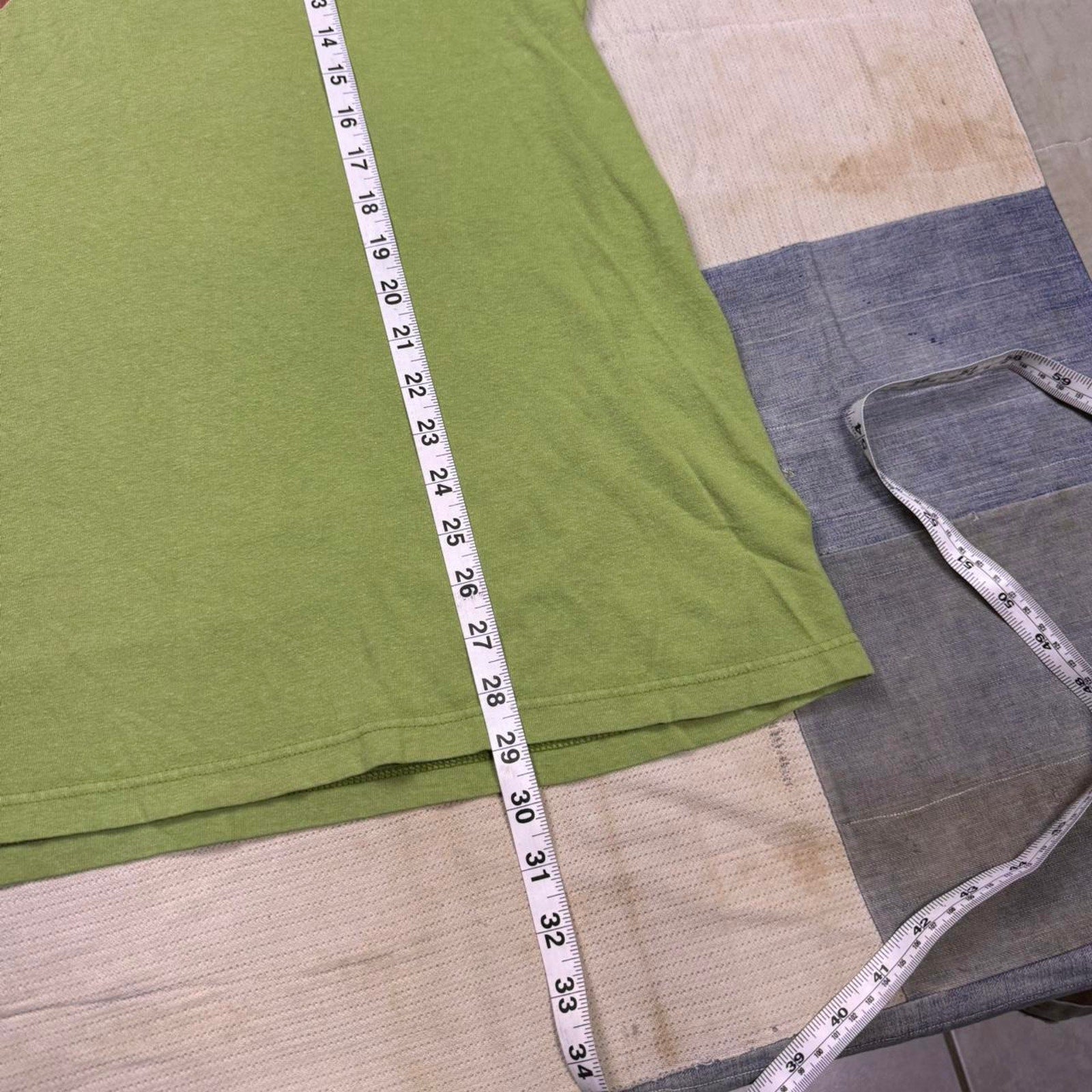 1990s Volcom green surf Tee | XL