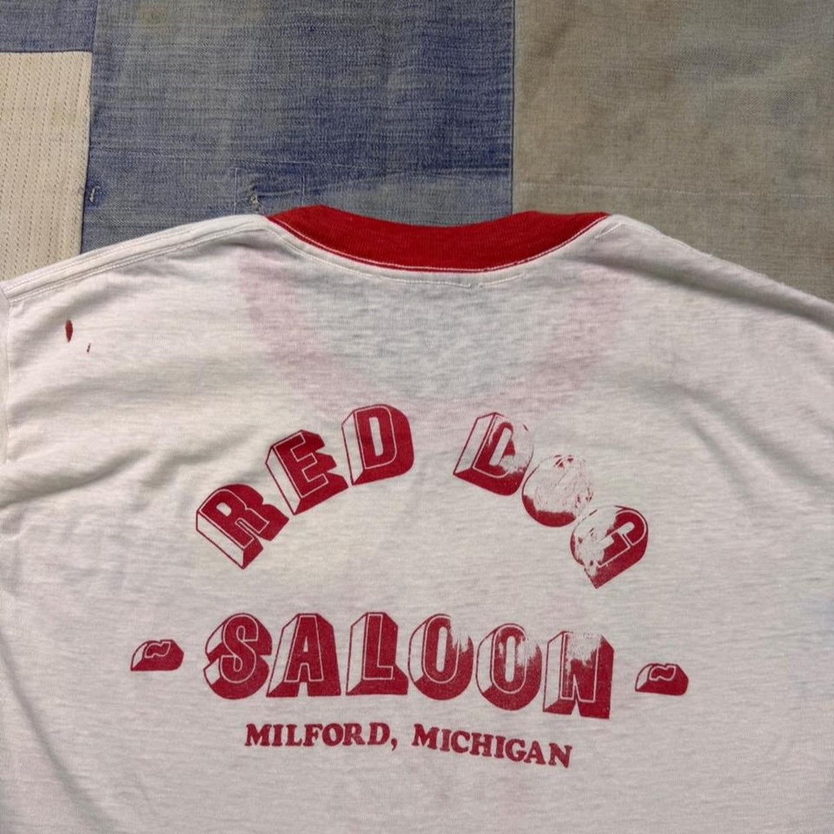 1970s Red Dog Saloon Milford Michigan Ringer Tee | Medium