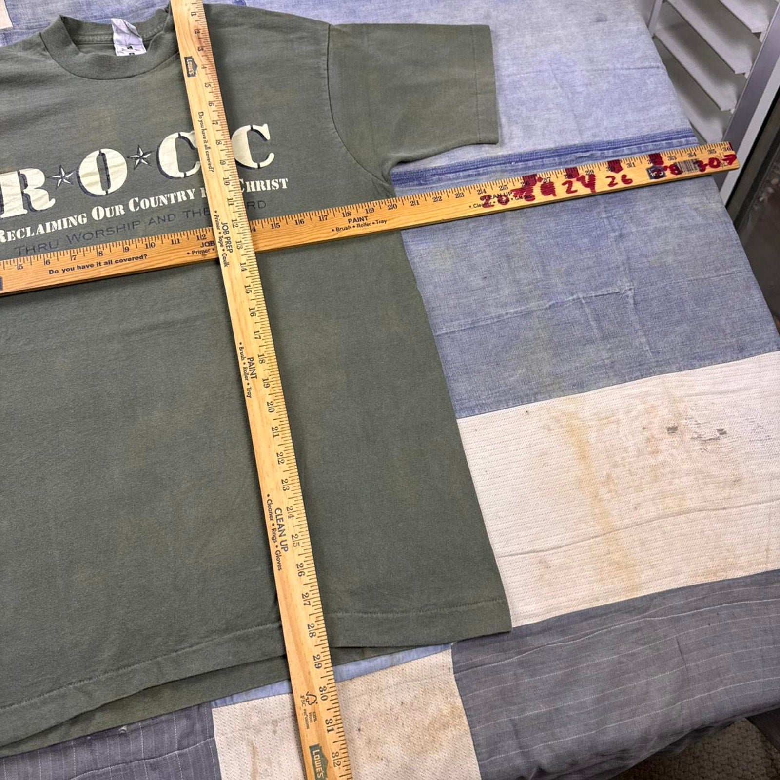 2000s ROCC (Reclaiming Our Country for Christ) double-sided tee | Large