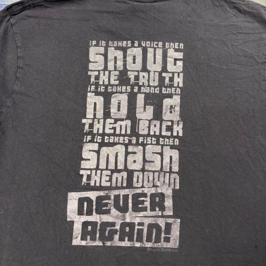 St. Pauli Fans Gegen Rechts Double-Sided Punk Soccer Tee | XXL