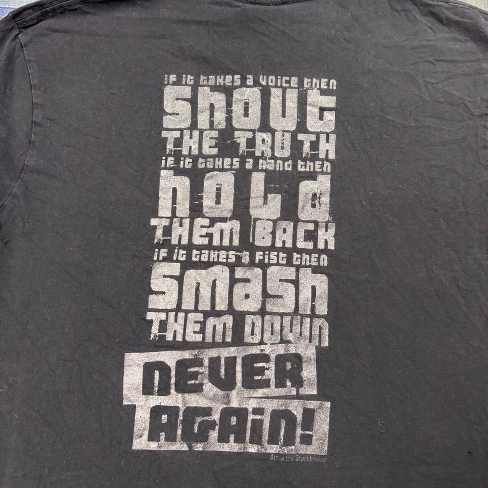St. Pauli Fans Gegen Rechts Double-Sided Punk Soccer Tee | XXL