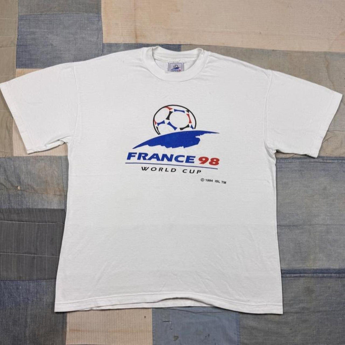 1998 France World Cup Soccer Tee | L