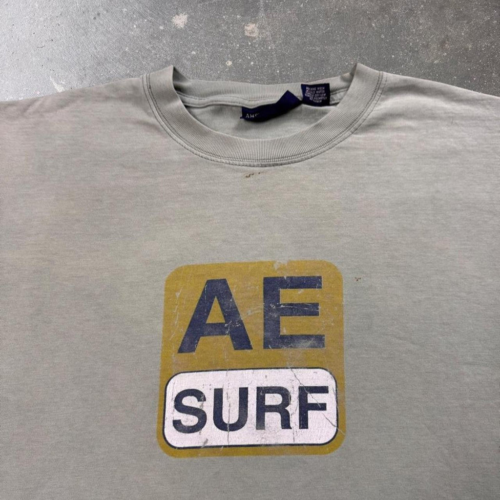 2000s American Eagle AE Surf Graphic Tee | Small