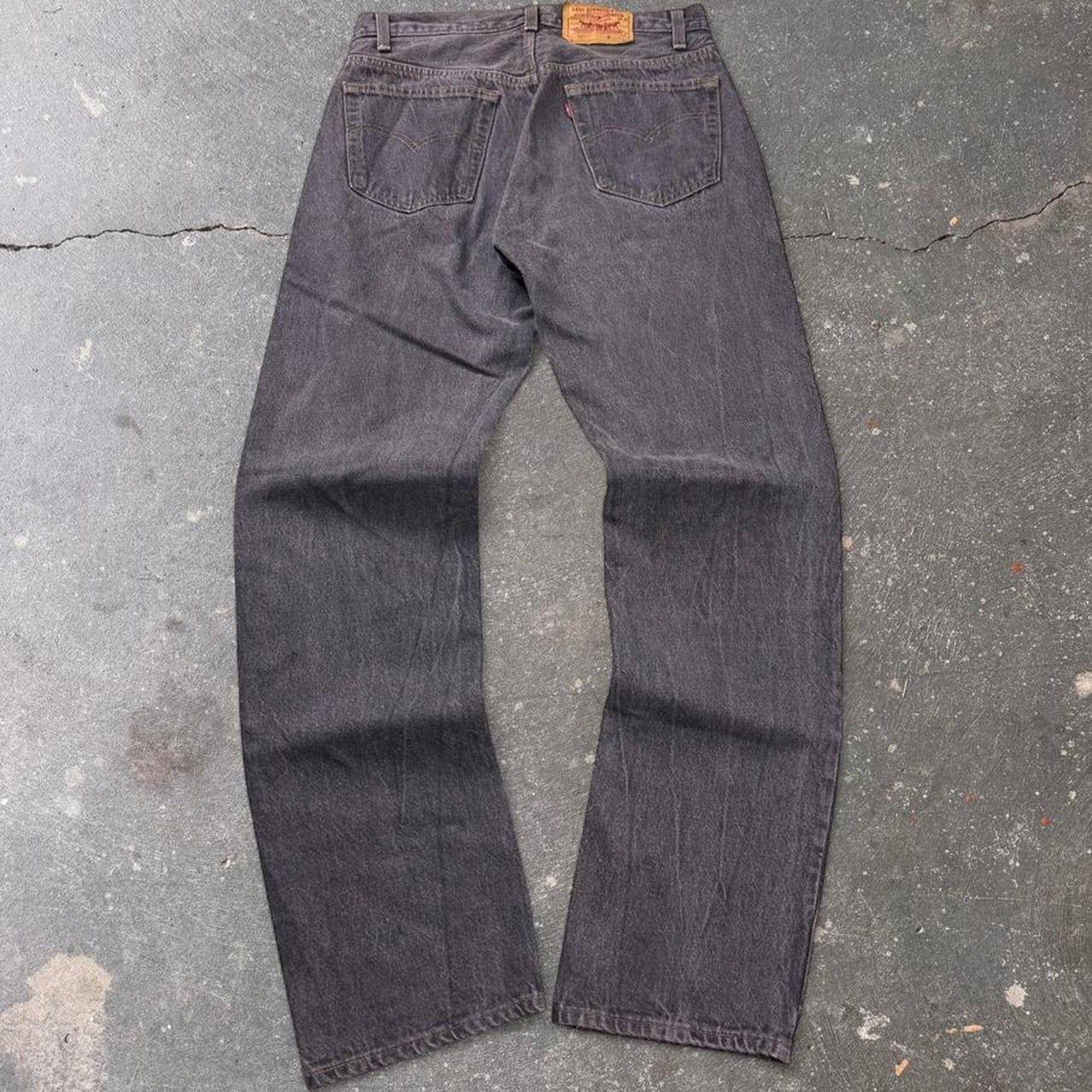 1990s Levi’s 501 Faded Black Button Fly Jeans | 30x33