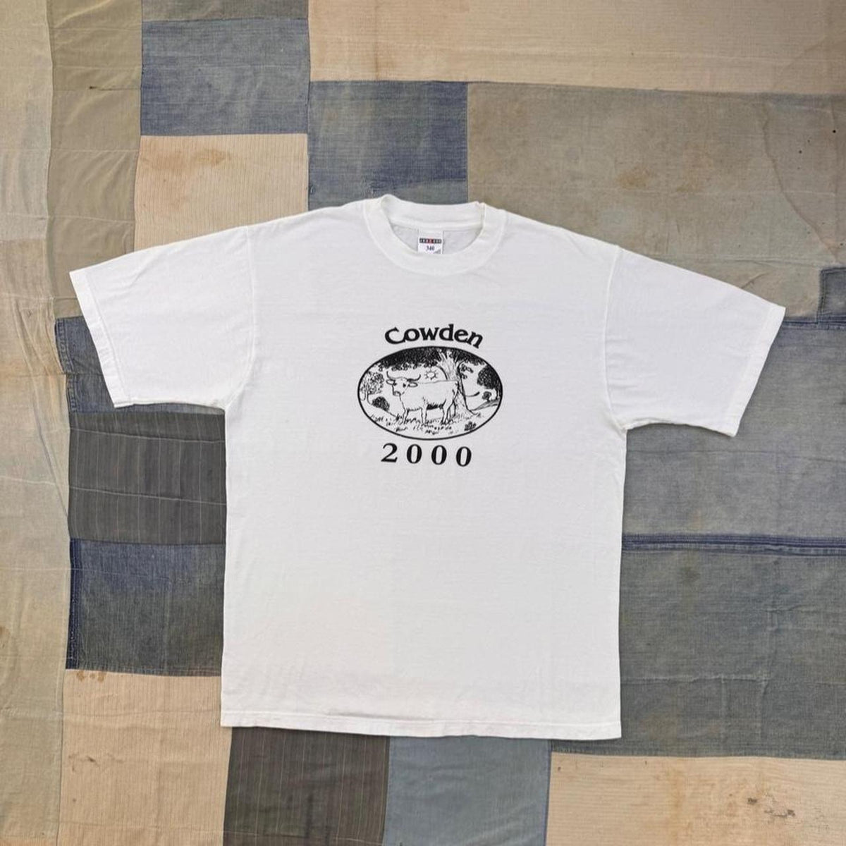 2000 Cowden Cow Graphic Jerzees 340 Tee | Medium