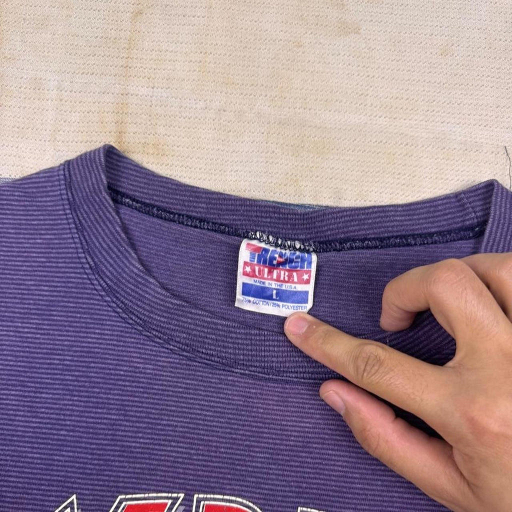 1990s New England Patriots Trench Tee | L