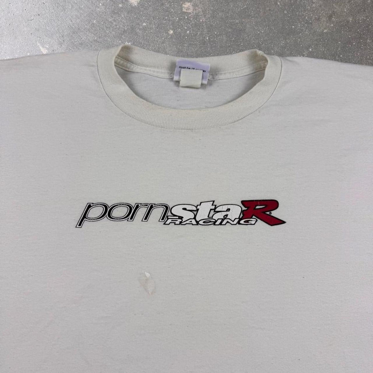 1990s Porn Star Racing Team Logo Skate Tee | XL