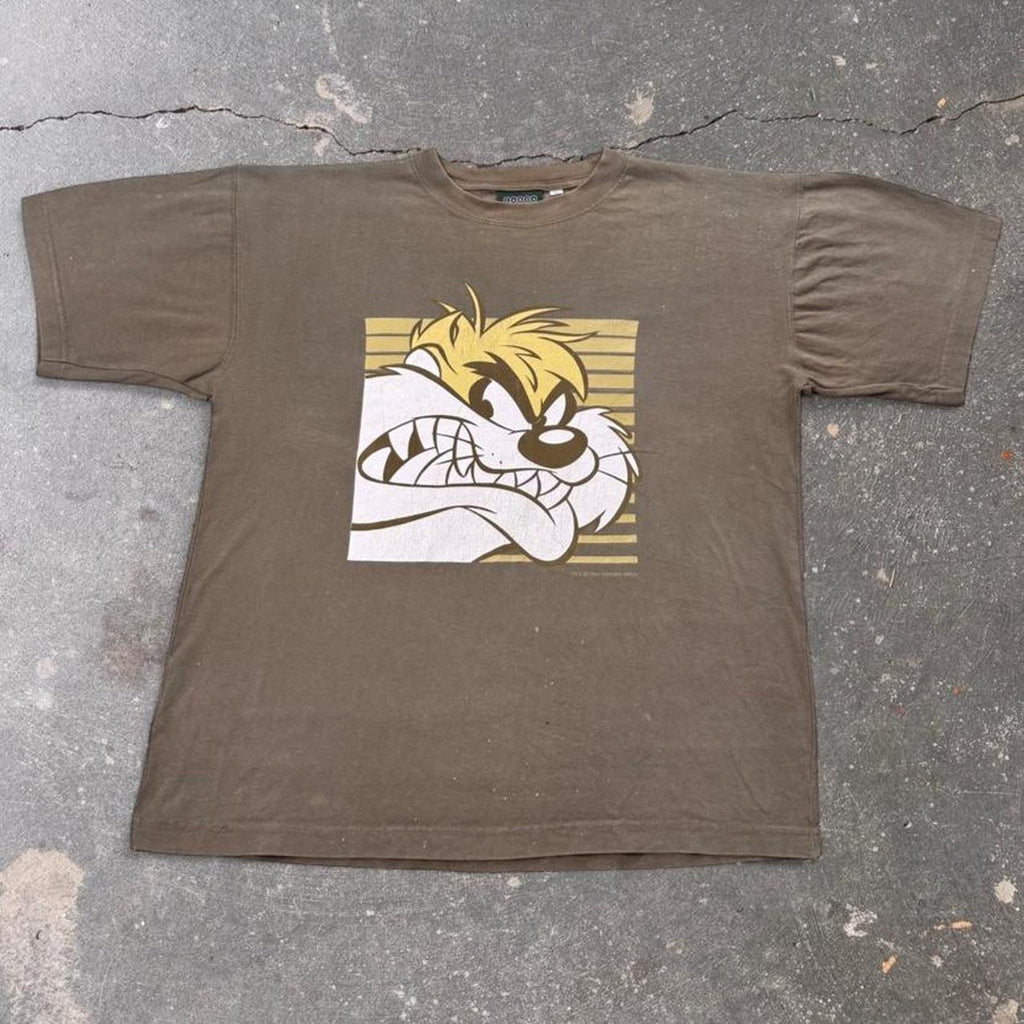 1999 Tasmanian Devil Angry Face Graphic Tee | Medium