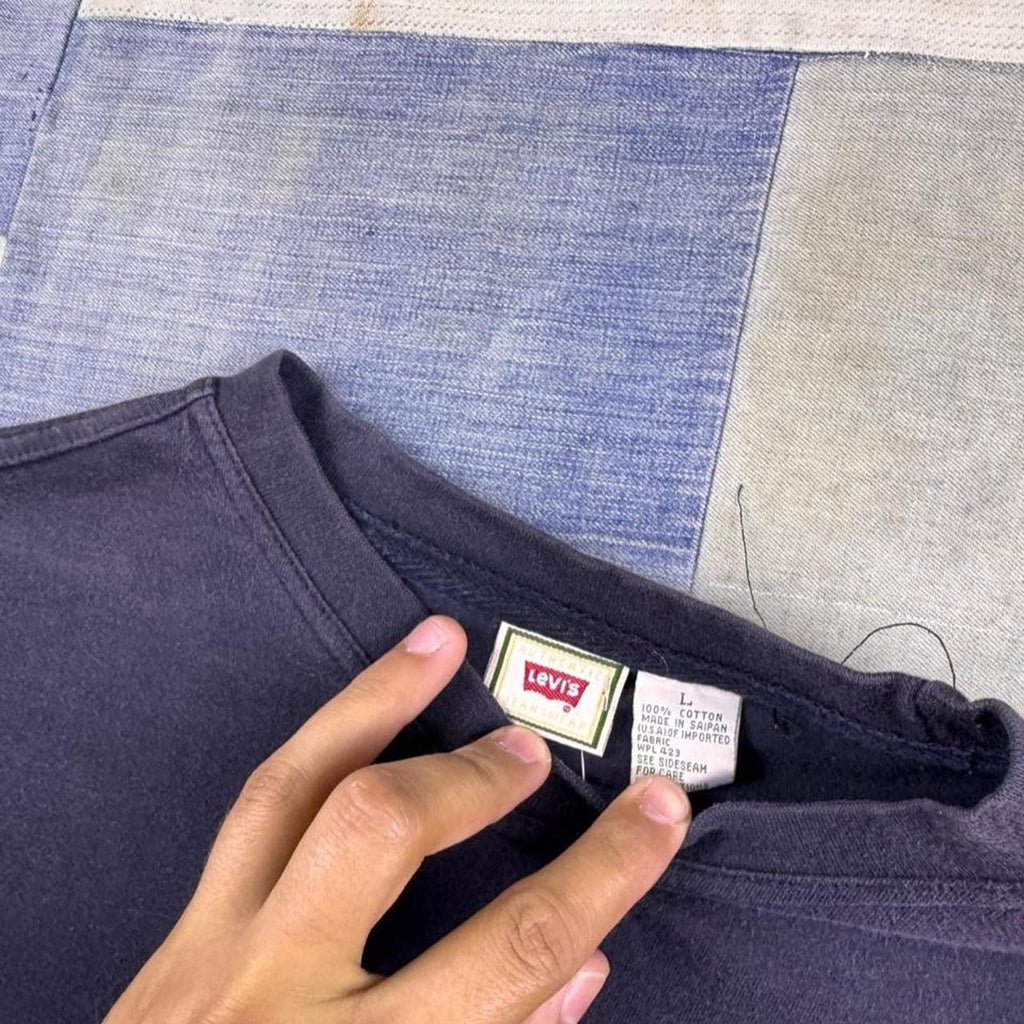 1990s Levi's Strauss & Co. Embroidered Logo Tee | Large