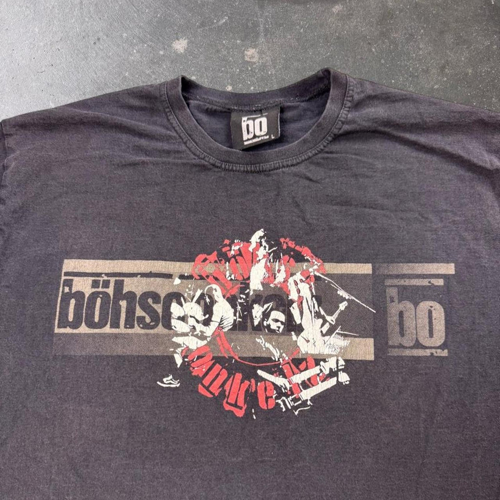 2000s Böhse Onkelz German Rock Band Graphic Tee | Large