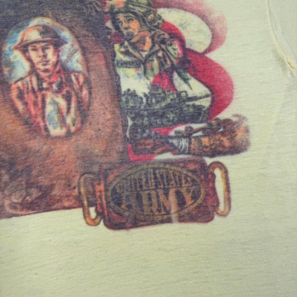 1980s United States Army Military Tribute Graphic Tee | Medium
