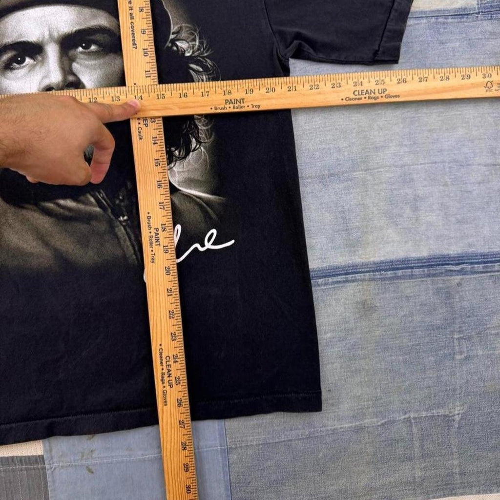 2000s Rock Eagle Che Guevara Double Sided Black Graphic Tee | Large