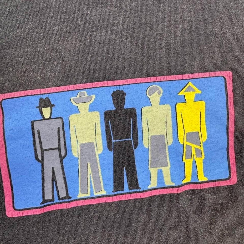 1990s Kappa Global Unity World Double-Sided Graphic Tee | Medium