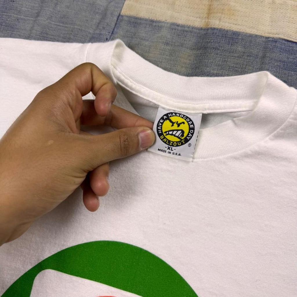 1990s Q Sixty “Gimme A Slurpy!” 7-Eleven Parody Tee | XL