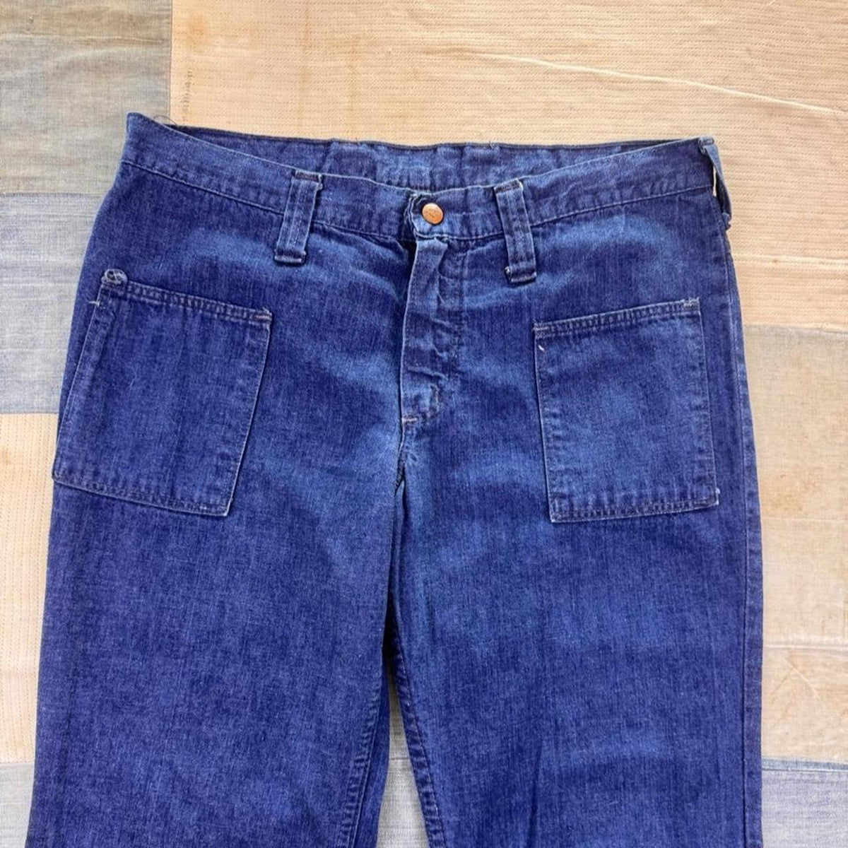 1970s Wrangler High-Waisted Bell Bottom Jeans | 32 x 30