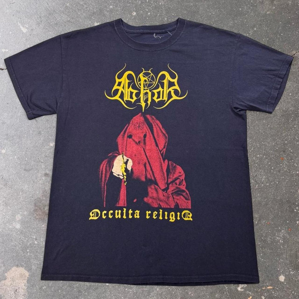 2018 Abhor Occulta ReligiO Black Metal Band Tee | Large