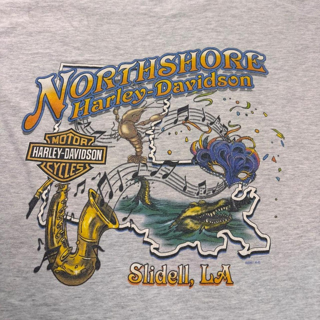 1990s Harley-Davidson Northshore Slidell Louisiana Tee | Large