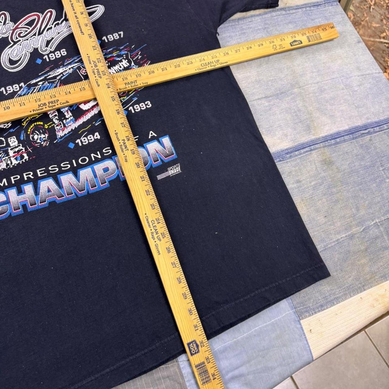 1994 Dale Earnhardt Impressions of a Champion Double Sided NASCAR Tee | XXL